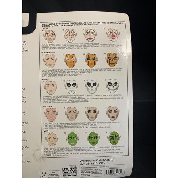 Happy Halloween Deluxe Makeup Kit - BRAND NEW NEVER OPENED! Everything You Need! - Picture 7 of 8
